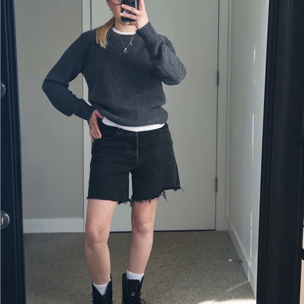Levi's Black Denim shorts